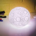 Lampa měnící barvu – Měsíc