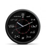 Matematické hodiny – černé
