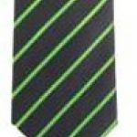 Nafukovací kravata na spaní – černá zelený proužek